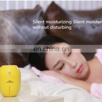 Cool Mist Humidifier 180ml Mini Portable Night Light Air Humidifier Office Home Car Desktop Humidifier for Baby Kids