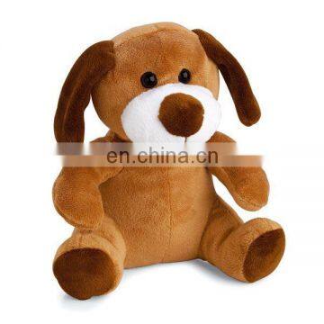 wholesale cute super soft baby toys brown puppy plush toys