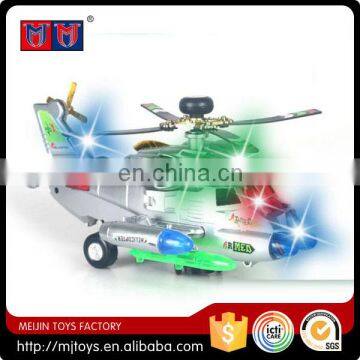 Meijin Hot series B/O helicopter with Flashing light and music battery operated helicopter