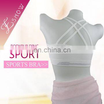 2017 Wholesale Gym Fitness Back Cross Sexy Women Sports Bra photo-2