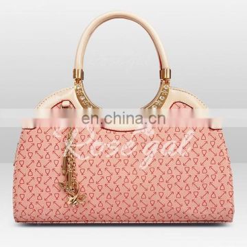 Trendy Rhinestones and Printed Design Women's Tote Bag