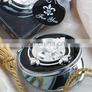 ELEGANT REFLECTIONS COLLECTION FLEUR DI LIS MIRROR COMPACTS