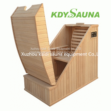 Hot selling half body portable steam wooden sauna room