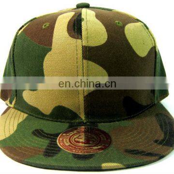 Snapback camouflage Caps - Camouflage flat brim caps snapback - Flat bill 5 panel snapback camouflage caps - fashion