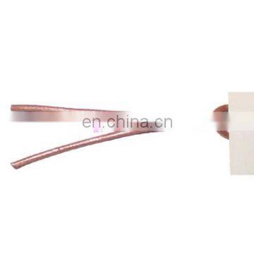 Leather Cords 2.5mm (two and half mm) round, metallic color - faded pink. Weight: 550 grams. CWLR25036