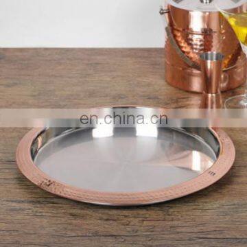 2 sizes stainless steel bar Serving Platter /big Serving Platter /big plate