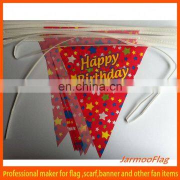 custom plastic party bunting