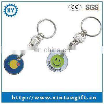 Metal Foldable Shopping Cart Trolley Coin Custom Keyring photo-5