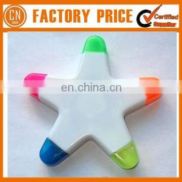 Mini Size Multi Color Highlighter Pen Customized Shape Logo Printed