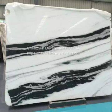 Панда белый мраморный плиточный материал photo-3