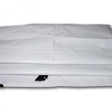 Cargo Cover White Plastic Tarpaulin For Billboards