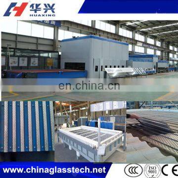 fan forced convection toughened glass making machine