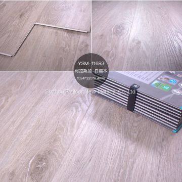 PVC flooring sheet tiles slotted click lock 4.0mm thickness 0.4mm wear layer