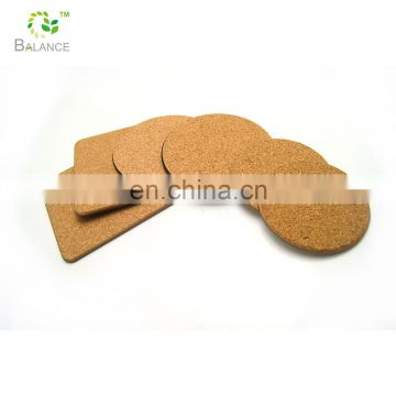 customized wine cork coasters in different size and shape