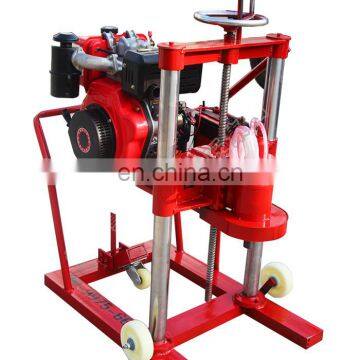 Diesel/gasoline concrete core drilling machine