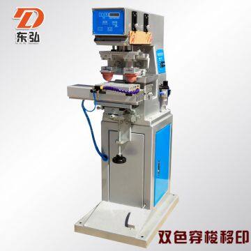 two color shuttle pad printing machine