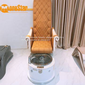 Nail salon high back pedicure chair foot spa pedicure chair