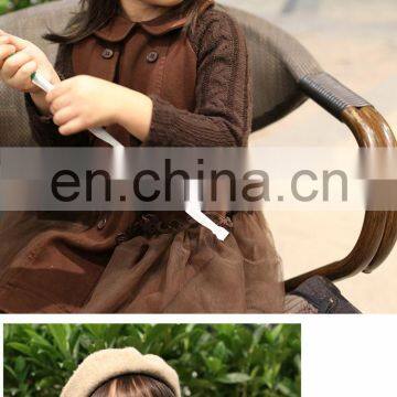 Mom Kids Family Matching Hats Fashion Wool Beret Caps Embroidered Beret Hat French Artist Warm Beanie Beret Hat photo-6