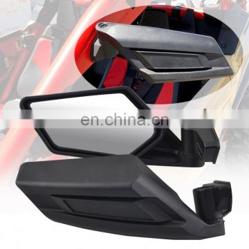 Motorcycle UTV Convex Side Mirror Dual Adjustment Rearview Mirror For Bombardier Can Am Maverick X3 2017 2018