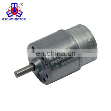 dc motor with plastic gears low noise 6v 12v