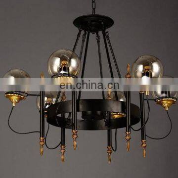 Винтажный промышленный ретро-коммерческий люстра photo-7