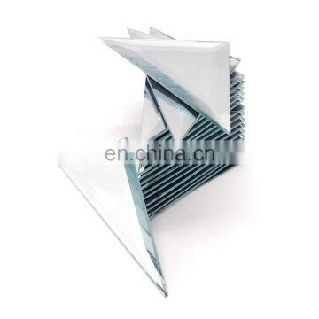 1/2" Triangle Mosaic Mirror Small Craft Silver Mirror For Home Decor