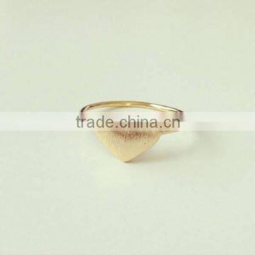 Unique ring wholesale mens gold thumb rings with simple design