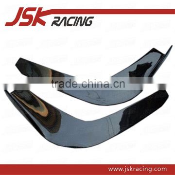 LARGE-SIZED CARBON FIBER BUMPER LIP SPLITTER CANARD (JSK400602)