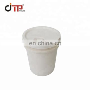 2019 customized white plastic bucket with cover injection Mould