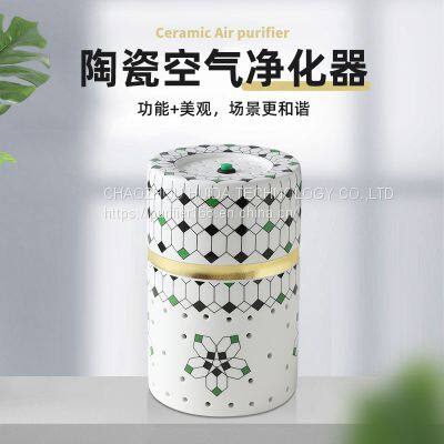 Ceramic air purifier LED-UV Disinfection 5V USB PM2.5