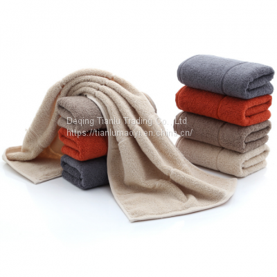 Thickened Cotton Towel Custom Logo Gift Pure Cotton Absorbent Towel photo-2