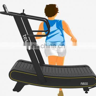 high -quality gym machine equipment with Convenient speed control non-motorized eco-friendly Curved treadmill & air runner