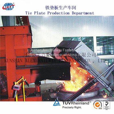 Tie Plate of High Speed WJ-8 Rail Fastening System for Ballastless Track With Shoulder photo-4