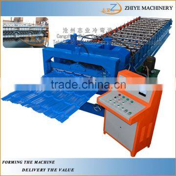 glazing roofing panel cold making line/steel glazed panels rolling forming machine