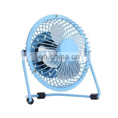 USB Cable High Compatibility Metal Design Mini USB Table Desk Fan