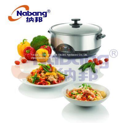 5.0L Multi Function Hot Pot Electric Cooker With Steamer photo-2
