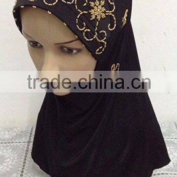 A581 Newest Design 2014 stylish Beaded muslim malaysia hijab