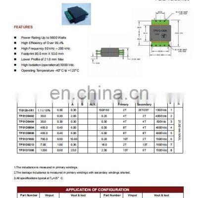 10KW 20KW PCB Planar Transformer SMD Power Transformer High photo-5