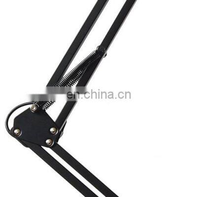 Tonghua New Round Lamp Holder LED Foldable Eye-propection Iron Reading Desk Fixed USB Port Table Light photo-4