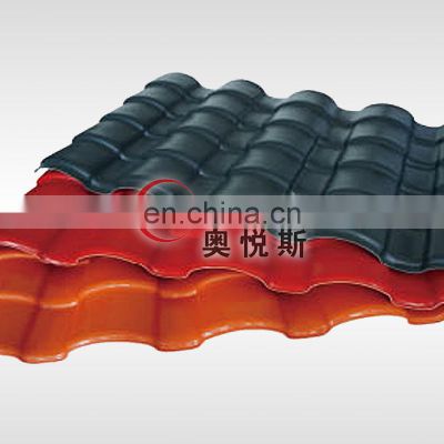 Cheap teja de pvc roof tile/fire proof water proof UPVC plastic roof sheet for factory house/Colombia pvc corrugated roof tile