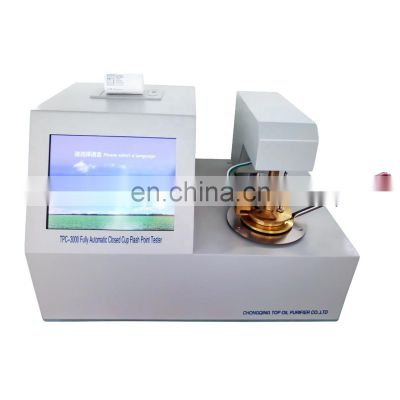 fully automatic closed cup flash point analyzer TPC-3000