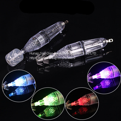 DUUV 12cm 17cm 5AA Battery LED Squid Lure Lamp Sea Fishing Squid Octopus Cuttle Umbrella Hook Deep Drop Attracting Fishing Light