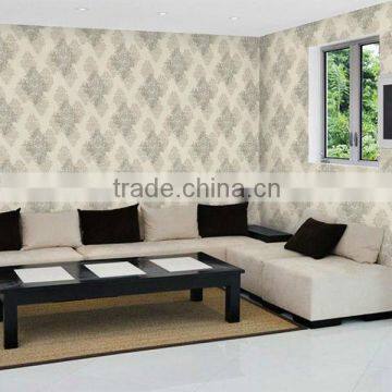 big flower pvc wallpaper