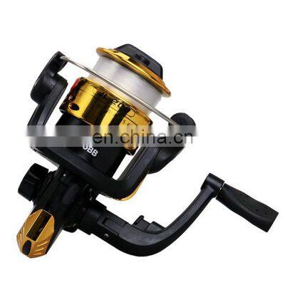In Stock Wholesale Good Price Plastic 3BB 150g 5.2:1 Spinning Fishing Reel With Nylon Fishing Line