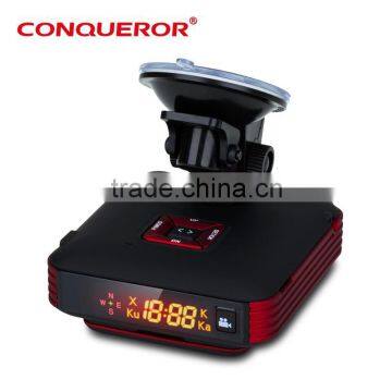HD 1080P DVR Car Radar Detector With Hidden Car Camera Ambarella A7 Night Vision With Radar Speed Alarm photo-4