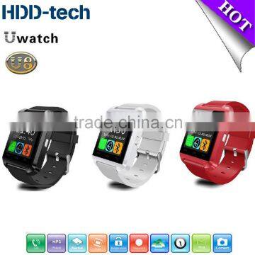 Hot sale Bluetooth Smart watch U8 waterproof sport watch smart phone watch