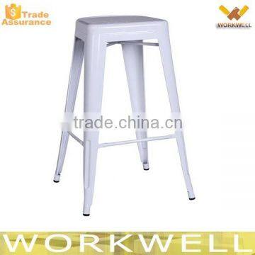 WorkWell Industrial Metal Frame Stackable Chair for Dining Kw-St13 photo-3