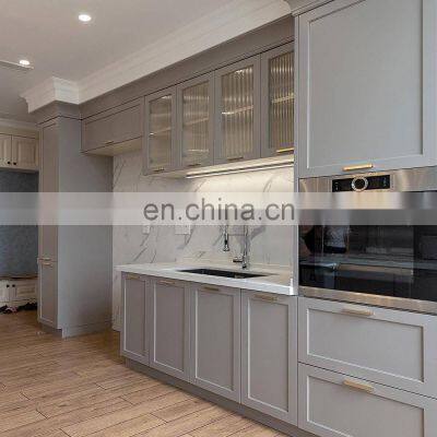 Wholesale Cupboard Kitchen Furniture With Quartz Stone Islands Kitchen cabinets