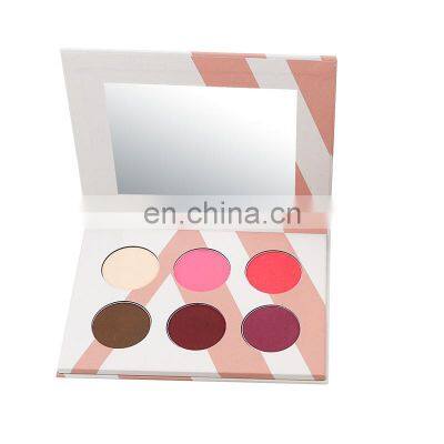 Newest Cardboard Cosmetic Packaging Box With Mirror Multicolor 36mm Eyeshadow Palette