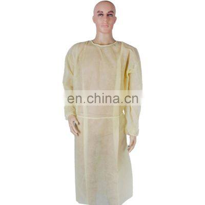 AAMI Level 1 Disposable Patient Gowns Long Sleeve Hospital Gown